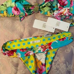 Floral Bikini Set - Multicolor from Italy. VDP beach